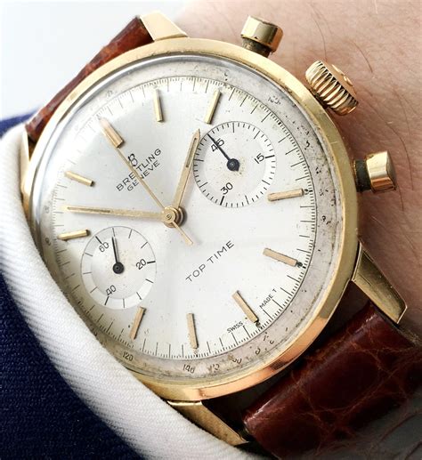 gold breitling|gold breitling watch vintage.